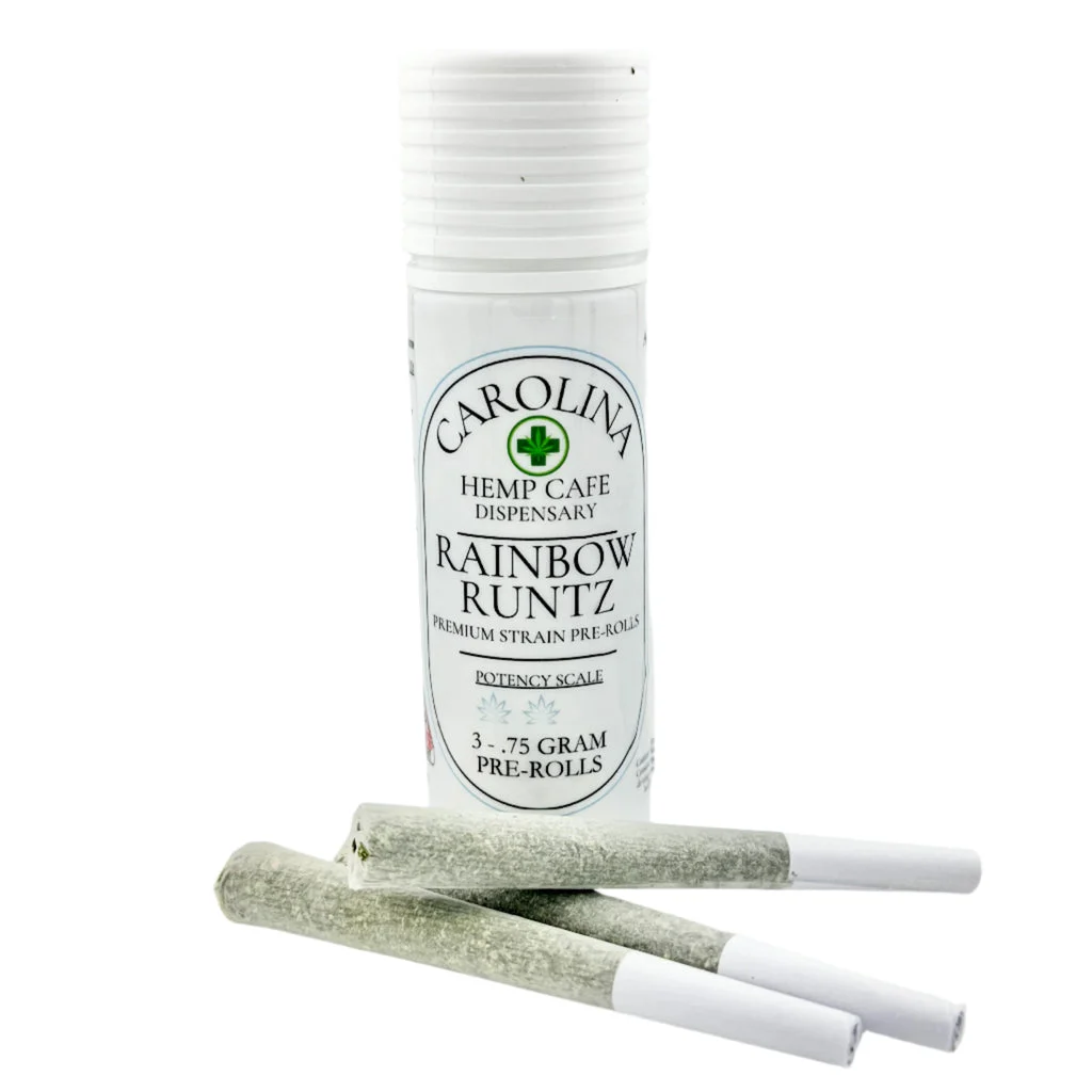 THCA Pre-Rolls - Over 20 Single Strain 3ct-Pack – 1ct – Rainbow Runtz - Hybrid 26.4% THCA