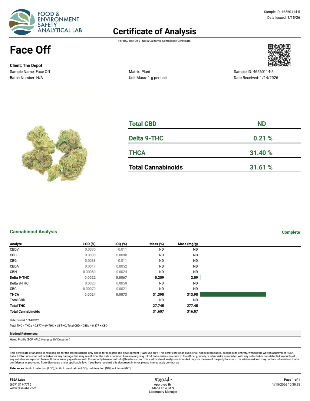 Face Off (Indoor Smalls) – Bulk THCA Flower 1 lb