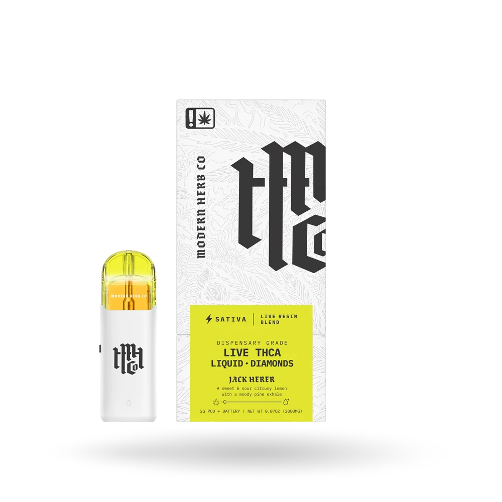 Live Resin THCa Liquid Diamonds Pod Starter Kit – 2g – Jack Herer