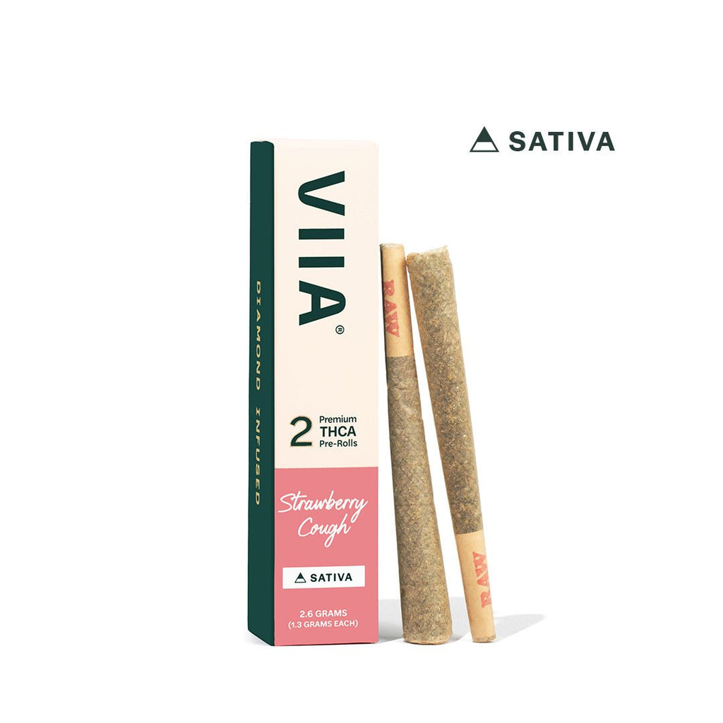 Strawberry Cough 2x THCA Pre-Rolls 2.6g – 5 Pack